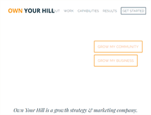 Tablet Screenshot of ownyourhill.com
